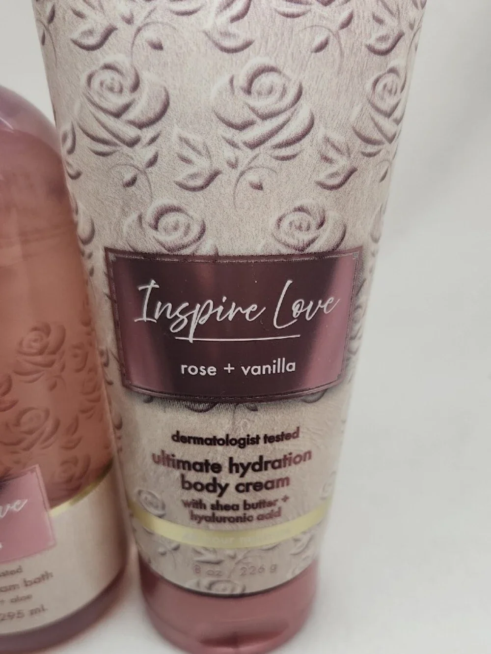 Bath & Body Works Aromatherapy Inspire Love Rose + Vanilla Set (2) New